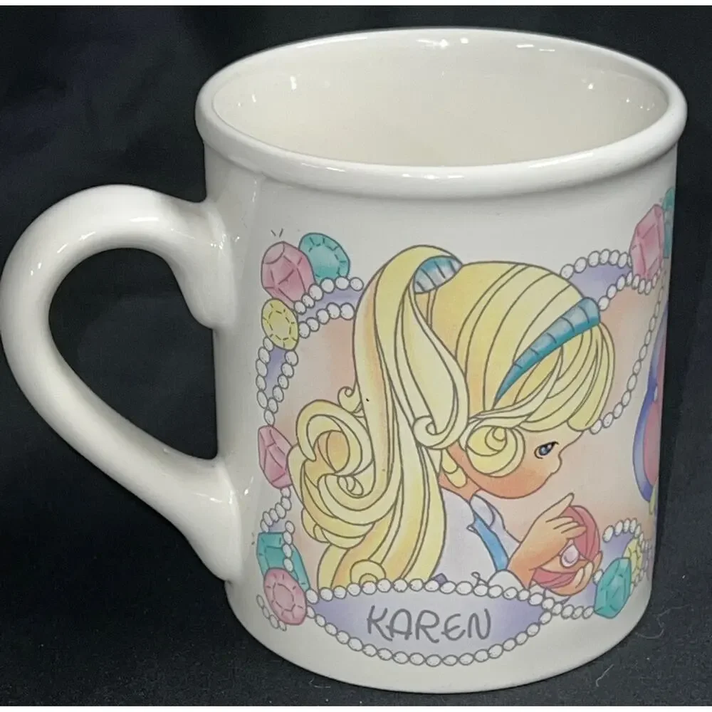 Vintage Enesco 1997 Precious Moments Karen Mug